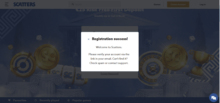 verify email online casino Canada