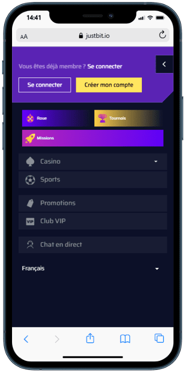 Justbit mobile casino
