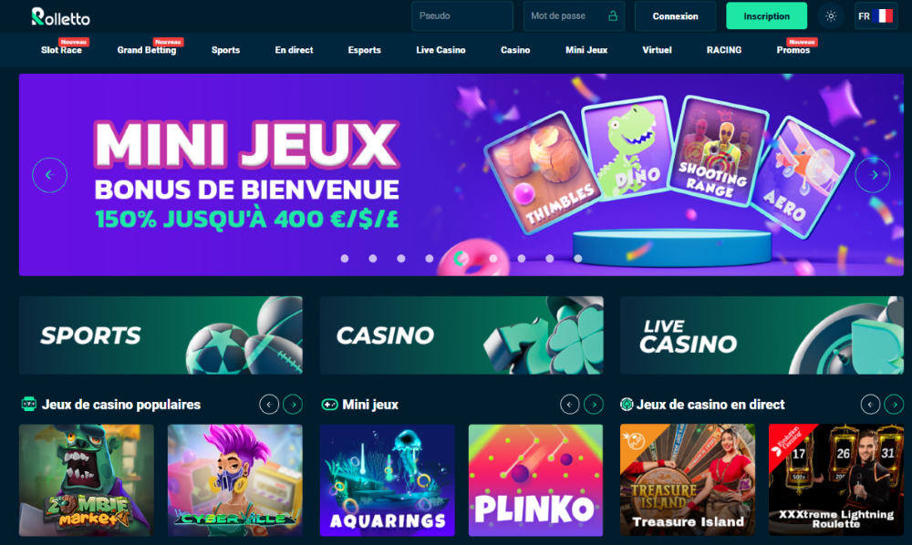 rolletto nouveau casino en ligne