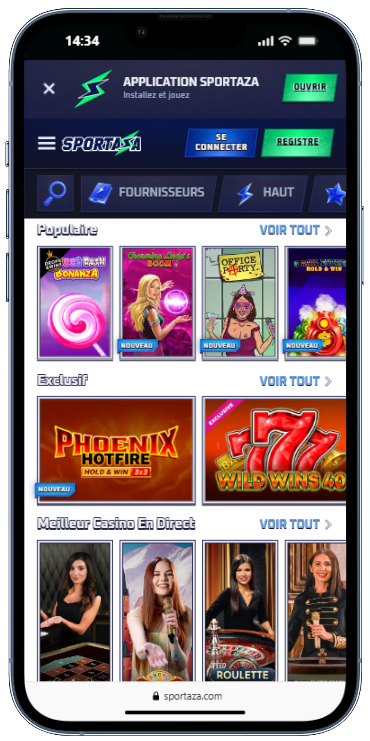 Sportaza mobile casino