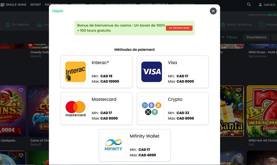Dépôt Betcollect