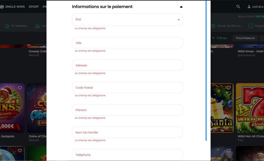 Dépôt Betcollect