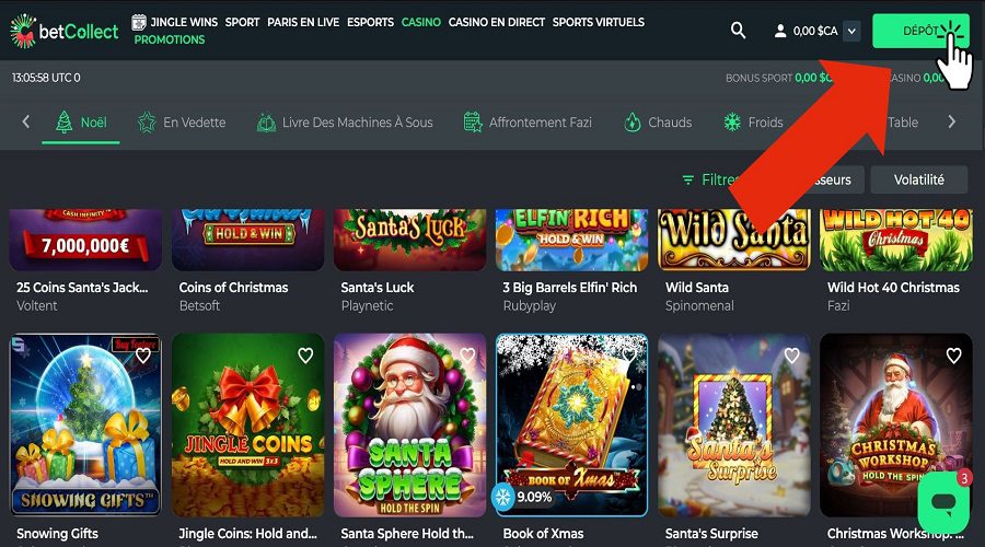 Dépôt Betcollect