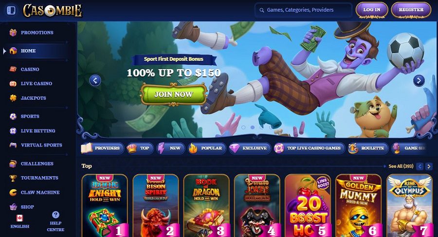 casombie casino lobby