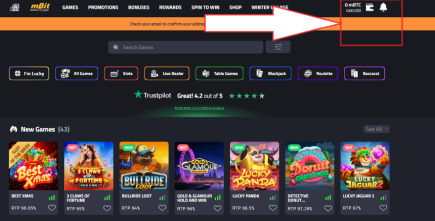 casino crypto caisse