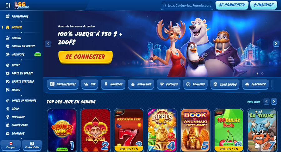 Meilleurs casinos avec Paypal au Québec
