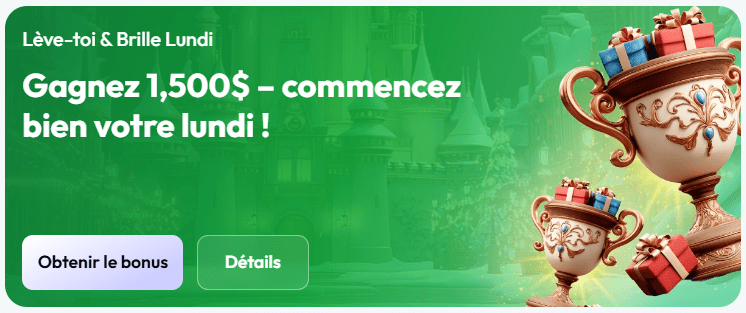 spinrise casino bonus lundi