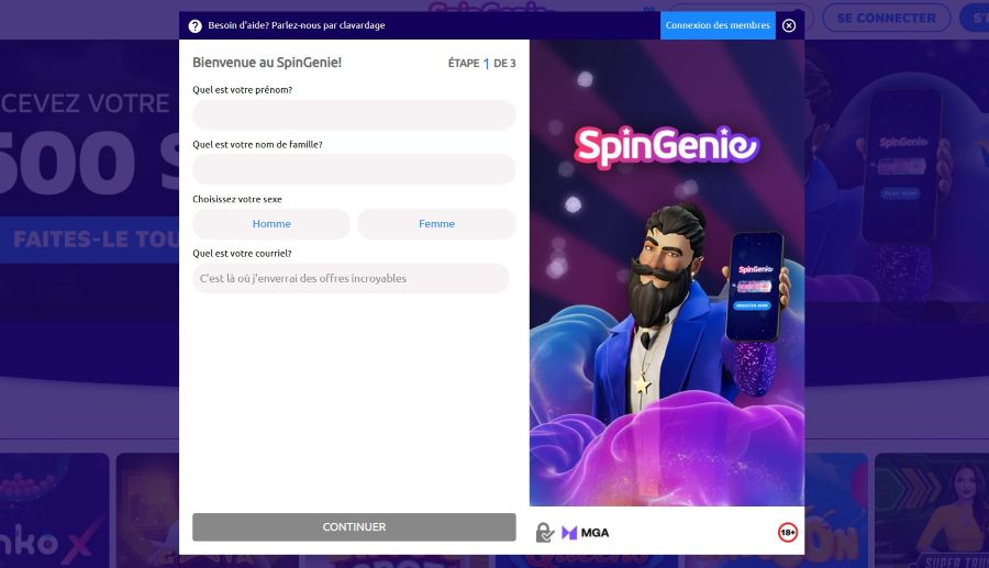 Inscription 2 Spin Genie Casino