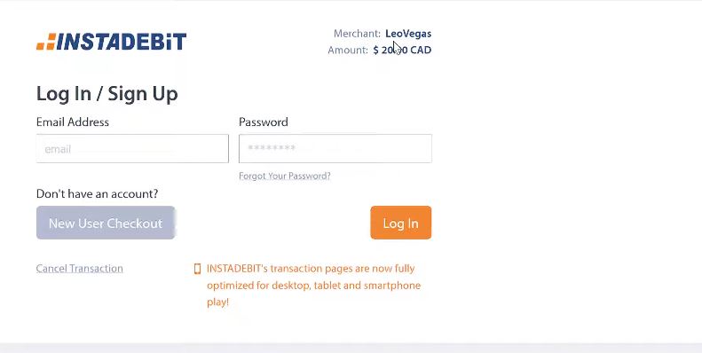 Déposer avec Instadebit au casino en ligne depuis le Canada