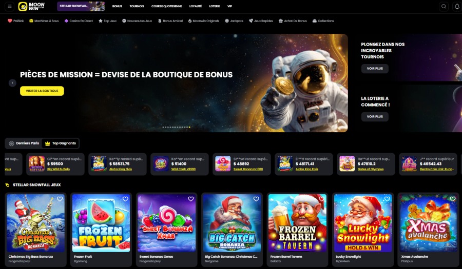 moonwin casino lobby