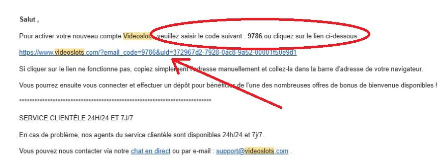 Email confirmation Videoslots $10 deposit casino Canada