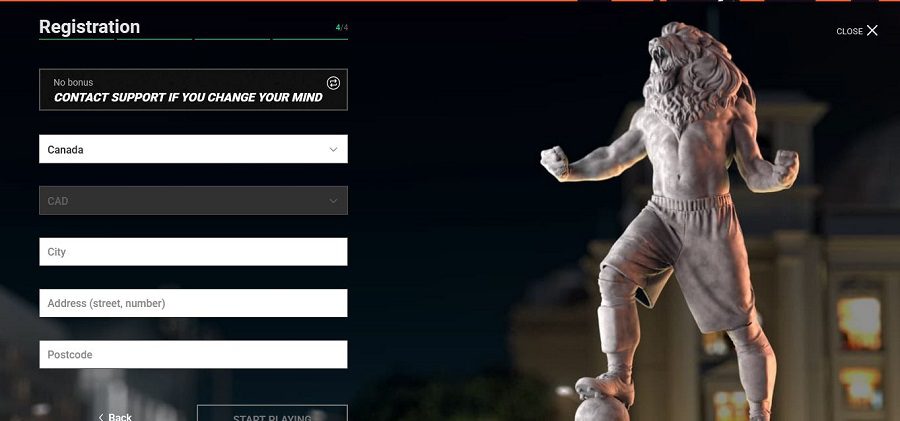 Comment s'inscrire sur Betinia : étape 5