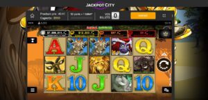 Aperçu de la cagnotte de la slot à jackpot progressif Mega Moolah