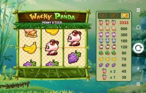 Machine à sous Wacky Panda, accessible à partir d'un dépôt de 1C$