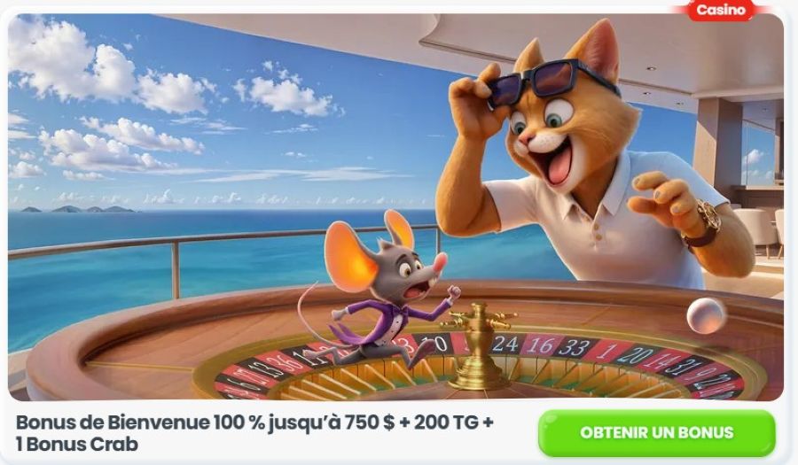 Bonus de bienvenue Cazimbo Casino