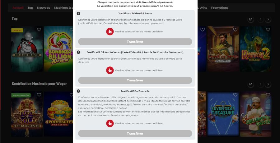 Vérification KYC Fatboss Casino