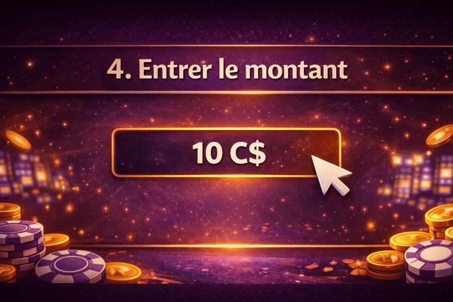 dépôt d’argent casino Canada