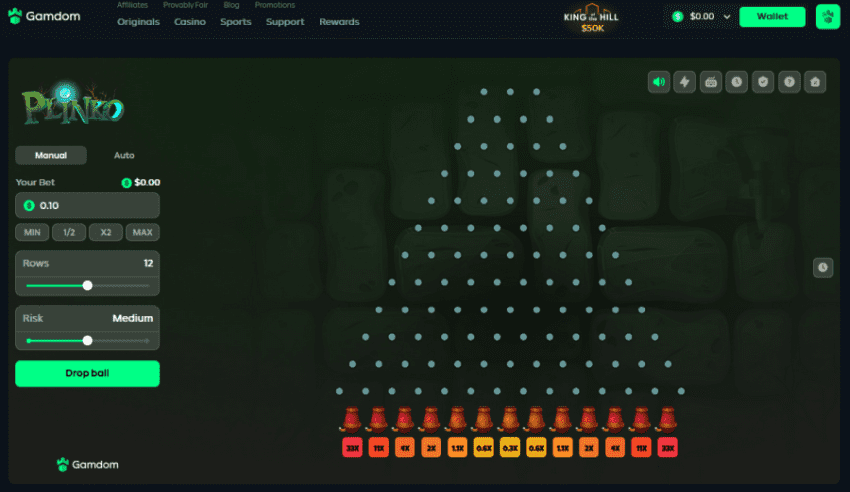 Gamdom casino $1 deposit