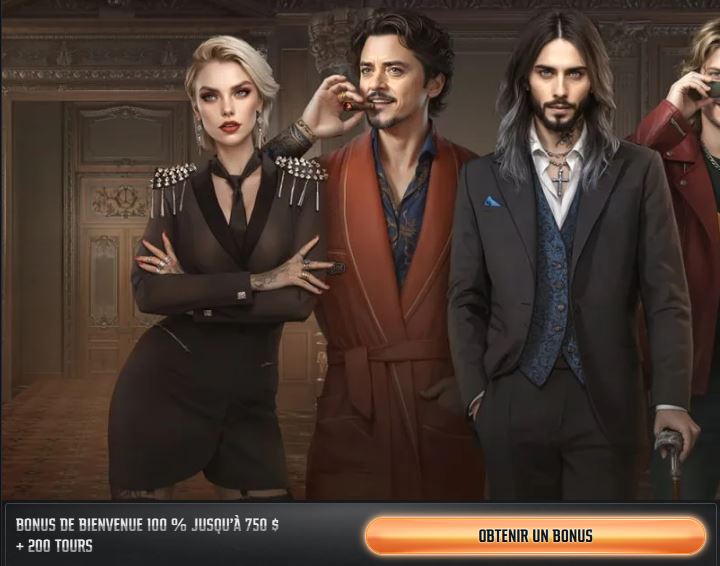 Bonus sur de bienvenue sur Gransino Casino