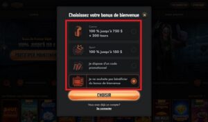 Comment s'inscrire sur Gransino Casino: étape 2 du tutoriel