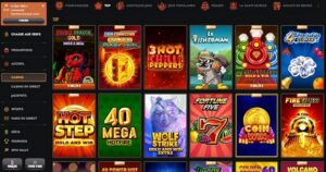 Lobby des jeux sur le casino en ligne Gransino