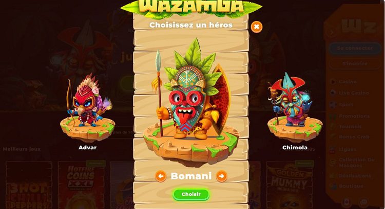 S'inscrire sur Wazamba Casino : étape 2 du tutoriel