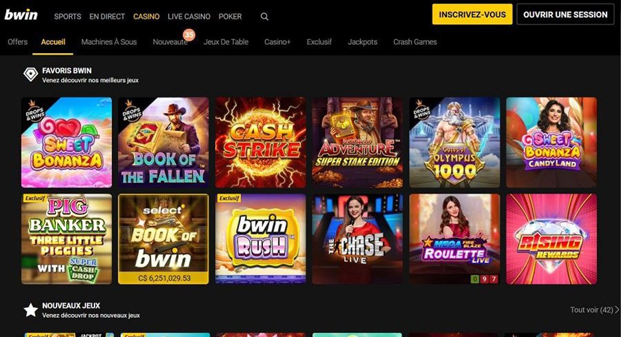 Bwin casino accueil