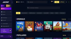 Catalogue de jeux Justbit Casino