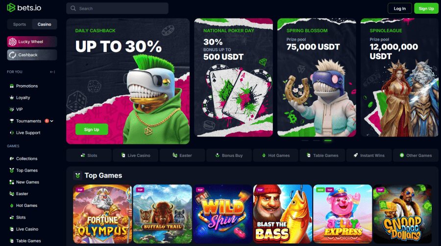 bets io casino online
