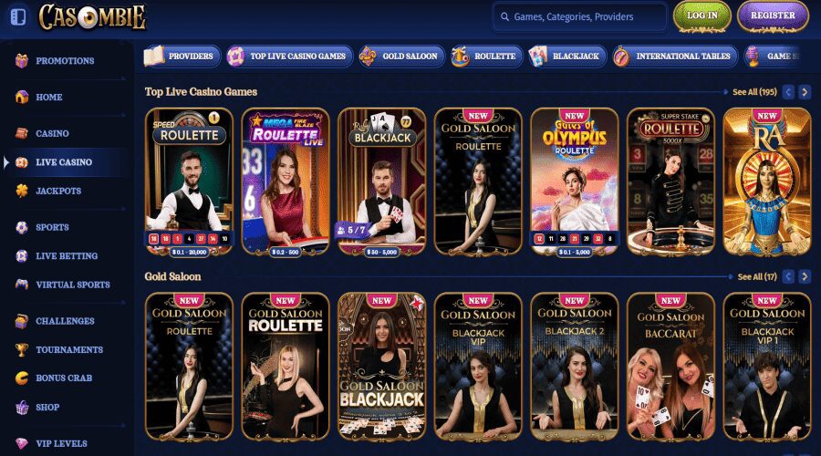 Casombie casino en ligne au Canada