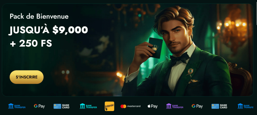 crowngreen bonus de bienvenue