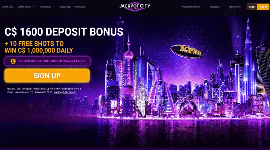 jackpot city casino lobby