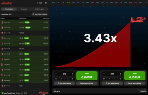 casino quebec crash game