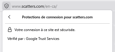 scatters sécurité