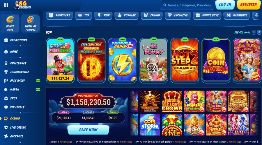 sg casino crypto online