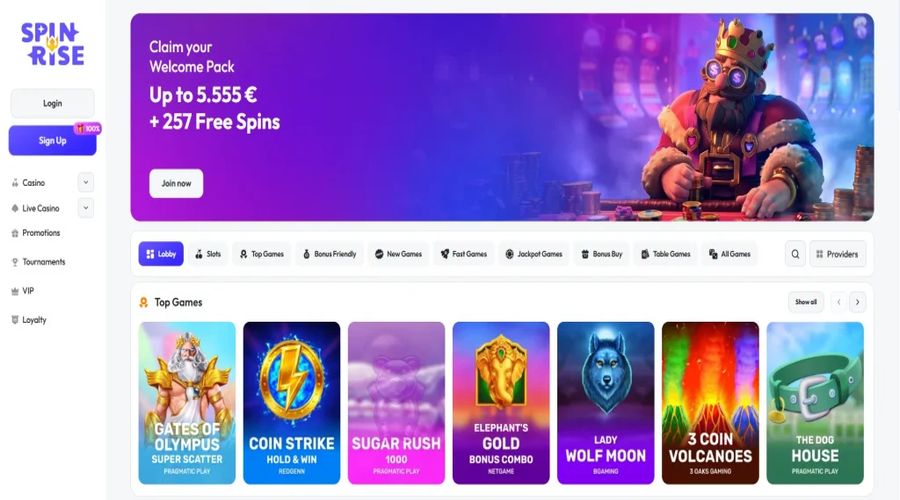 spinrise casino english