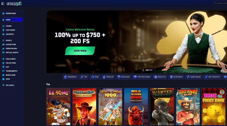sportaza casino english