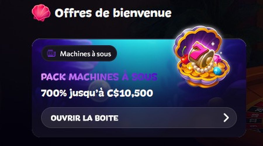 Bonus de bienvenue Aphrodite casino