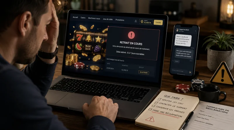 Que faire quand un casino en ligne ne paie pas les gains ?