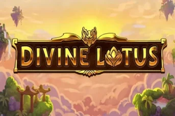 Slot Divine Lotus de Thunderkick : 6 rouleaux avec mère dragon et symboles asiatiques sur fond de monastère oriental