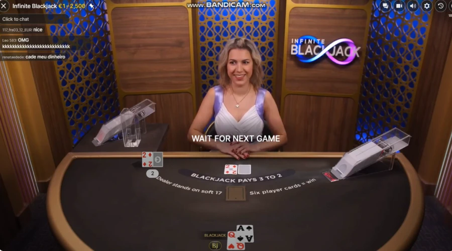 blackjack naturel sur infinite blackjack