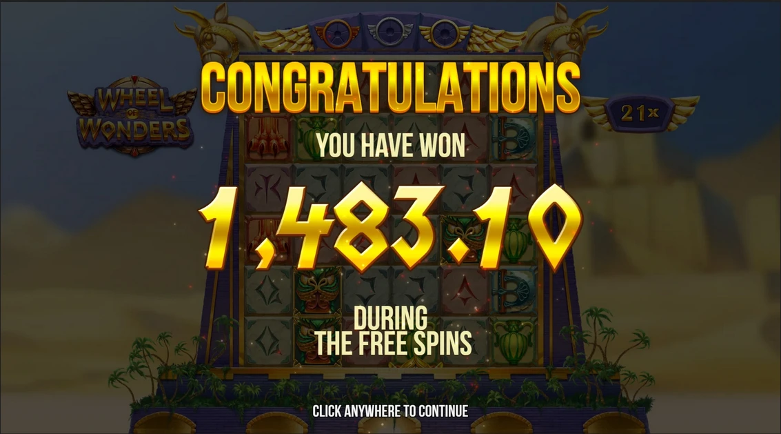 Le jeu totalise le montant des gains à la fin des free spins